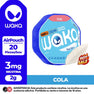 Experience WAKA Peru Disposable WAKA Airpouch Cola PE Flavor Flavour 3mg Nicotine Ultra Thin Nicotine Pouch  | Echa un vistazo a WAKA Perú Bolsa de aire desechable WAKA Cola PE sabor sabor 3 mg de nicotina 20 unidades Bolsa de nicotina
