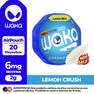 Experience WAKA Peru Disposable WAKA Airpouch Lemon Crush PE Flavor Flavour 6mg Nicotine Ultra Thin Nicotine Pouch | Echa un vistazo a WAKA Perú - Bolsa de aire desechable WAKA Lemon Crush PE con sabor a limón, 6 mg de nicotina, 20 unidades
