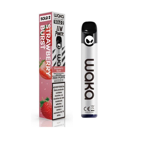Check out WAKA Peru Disposable WAKA Solo2 2.500 Strawberry Burst PE Flavor Flavour 5% Nicotine Pearl Glittering Finishing 2,500 Puffs | Echa un vistazo a WAKA Perú Desechable WAKA Solo2 2.500 Strawberry Burst PE Flavor Flavor 5% Nicotine Pearl Glittering Finish 2,500 Puffs
