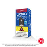 WAKA 6000 puffs disposable vape packaging in Cereza (Cherry) flavor, featuring a slim black device
